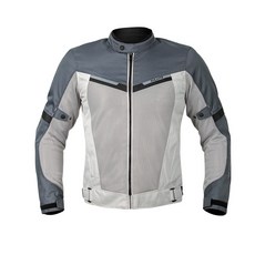 SULAITE 防摔衣 騎行服 重機服 夏季透氣網眼 CE認證護具, C1米白(偏小一碼),M