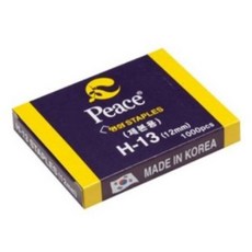 피스코리아 피스 스테플러 심, 1-H13-12mm, 1개
