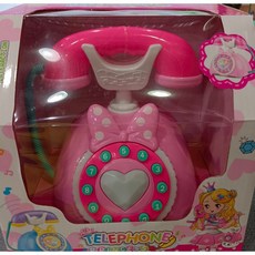 兒童趣味電話機 蝴蝶結電話機, 1個