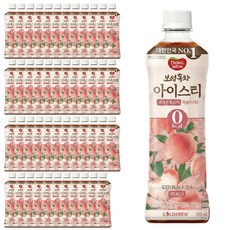 동원 보성홍차 아이스티 제로 복숭아, 500ml, 48개