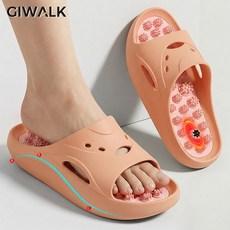 Giwalk 붓기 지압슬리퍼 자석 다이어트 자세균형 슬리퍼