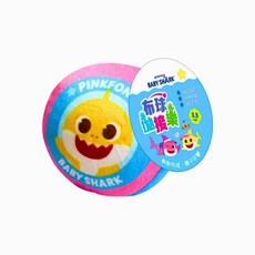 Pinkfong Baby Shark 布球拋接樂 絨布材質 3.5吋, 粉色, 黃色, 藍色, 1個