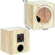 나무 행사 스피커통 서브우퍼 케이스 앰프 우드케이스 만들기, 없음, 원목 케이스 5인치, 단일 스피커