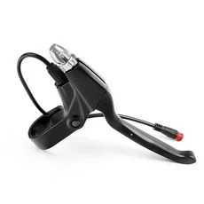 전동킥보드 호환 범용 전기 스쿠터 브레이크 레버 차단 파워 그립 핸들 대부분의 자전거 자전거용 핸들 바 액세서리 1 쌍, Right 2-pin plug