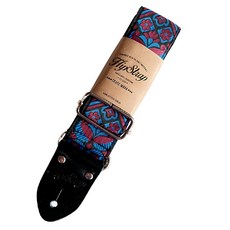 HipStrap 吉他背帶 Originals Classic Jacquard 系列 經典緹花 酒紅之瓣, 1個