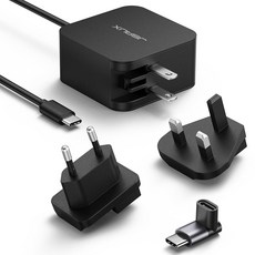 스팀 덱 /OLED용 JSAUX 45W USB C 충전기 10FT 케이블 타입 PD 3 0 45와트 고속 충전 덱 스위치 /OLED 에어 /17 /16 /15 S25 S2, 65 watt