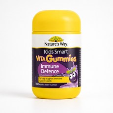 Nature's Way 佳思敏兒童軟糖 免疫力軟糖, 1個, 抗感冒免疫力軟糖 60粒, 抗感冒免疫力