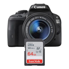 캐논 EOS 100D DSLR 카메라 메모리카드 샌디스크 울트라SD 64GB