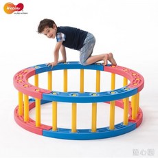 【Weplay】搖滾圈 把公園搬回家 平衡遊戲 攀爬玩具, 1個, 半圈