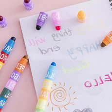 고체 형광펜 6색세트 층별 컬러 필기 공부 학생 문구 언더라인, 상세페이지 참조, 1하이라이터-파스텔