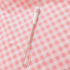 家用攪拌器 台灣出貨 卡通打蛋器 手動家用攪拌器 迷你打蛋網 攪拌棒 奶油打發 甜品烘焙工具, 美樂蒂, 1個