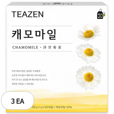 티젠 캐모마일차 티백, 1g, 100개입, 3개