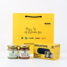 카야하우스 카야잼 선물세트 240g X 2병(그린/브라운), 2개