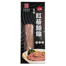 源順 生機紅藜麵線(3入)-台灣紅藜製成 無添加防腐劑 口感Q彈 健康美味, 230g, 1盒