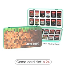 스위치/스위치 OLED 카트리지 보관함 칩 홀더 커버용 24 in 1 게임 카드 케이스, 05 pattern 08