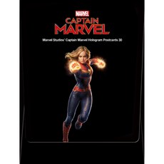 (MARVEL 그림) 마블 스튜디오 캡틴 마블 홀로그램 엽서북 -30장, 아르누보, MARVEL 그림