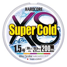 DUEL (듀엘) ) 낚싯줄 HARDCORE 슈퍼콜드 X8 라인 낚시라인 낚시도구 고강도 고감도