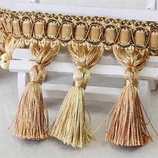 커튼 에징 봉제 트림 태슬 프린지 장식 도어 쿠션 데코 창문 홈, 2. 8