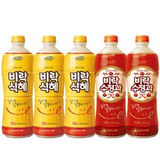 팔도 1.5L 비락 식혜 3개 + 수정과 2개 총 5패트 전통 음료