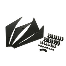 락모터스 카나드윙 에어로파츠 범퍼가드 스포일러 사이드윙 에어댐 립댐, 블랙