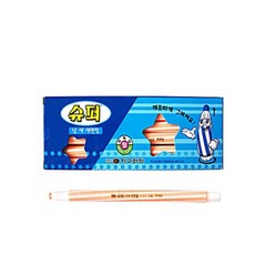핫세언니 채점색연필 연주황 12자루 채점펜