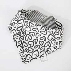 嬰兒純棉a類口水巾雙面花瓣新生兒圍嘴寶寶口水吐奶巾寶寶圍兜, 1個, 1個裝, 三角款心願:如圖