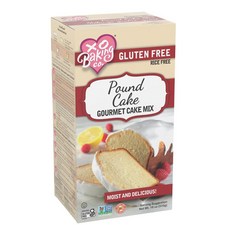 XO Baking Co. 글루텐 프리 파운드 케이크 고급 케이크 믹스, 1개