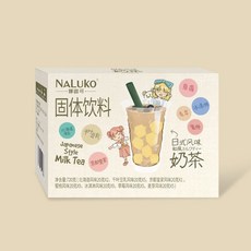 【喵喵 】好物熱銷 娜露可日系風動漫奶茶速溶抹茶奶茶沖飲珍珠網紅奶茶粉下午茶即飲, 1個, 【36杯】日式動漫7口味組合