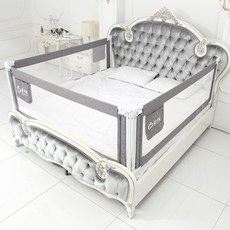 牀上圍欄寶寶防摔防護嬰兒擋板兒童大牀圍護欄欄杆安全牀家用防掉, 1.5米, 1個