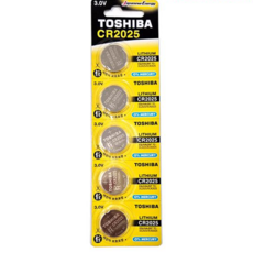 도시바 리튬 코인건전지 CR2025, 5개, 1개입