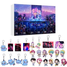 Kpop Demon Hunters 獵魔女團 聖誕倒數月曆 鑰匙圈 24款 壓克力吊飾, 1個, 第20款