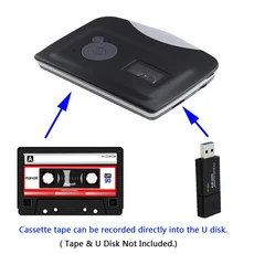휴대용 카세트 플레이어 테이프MP3 변환기 오디오 이어폰으로 카세트를 USB 플래시 드라이브로 변환