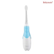 Babymate 幼童小童小學生用 音波電動牙刷 可愛企鵝造型 可站立, 藍色, 1個
