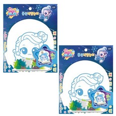 슈팅스타 캐치티니핑5 풍선색칠놀이 빛나핑 2개, 1세트