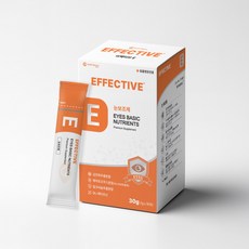 이펙티브 E 눈보조제 눈영양제 30포, 1개, 눈물개선/눈건강, 30회분