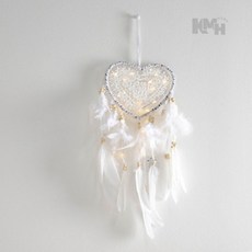 LED 하트 드림캐쳐 벽장식 홈데코, 오렌지, 본상품선택