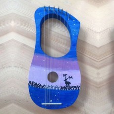 N0HA 7 문자열 Lyre 하프 고대 스타일 Lyres Terminalia 나무 문자열 악기 캐리 가방 여분의 세트 및 액세서리, 1