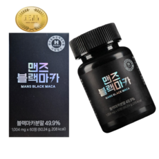 맨즈블랙마카 60정1병(1개월분), 1박스, 60정