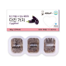 배마마 야채 큐브 중간다진 19종 토핑 재료 채소 죽, 1개, 90g, 가지(중간다진)