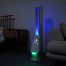BLDC 날개없는 타워형 발터치 선풍기 리모컨 타워팬 LED 무드등 타이머 이노크아든 헤파필터, 1개, 타워형선풍기 + 추가 필터