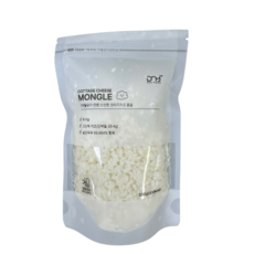 코티지치즈 몽글 Cottage Cheese Mongle, 200g, 1개