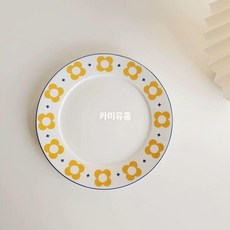 타원형 빈티지접시 카페 디저트플레이트, 1개