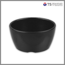 [돌산멜라민] 체크(흑) - 일식공기 (업소용그릇 멜라민그릇 예쁜그릇 식당접시 멜라민볼 멜라민찬기 검정색그릇), 대 (DS-7916/7853), 1개