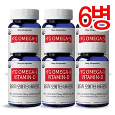 통라이프 하이키즈 알티지오메가3+비타민D-EPA+DHA 75일분-6병, 150정, 6개