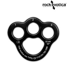 Rock Exotica TriRig 三孔分力盤 拖吊 救難 工程 RP1-B, 1個