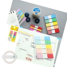 마스온 섹션구분 회의준비 팝업플래그 네온 5색 20매