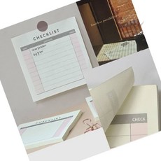 루나mall 체크리스트 메모지 업무일지
