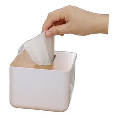 뉴앤룩 두루마리 휴지케이스 정사각 티슈커버 휴지커버, 1개, 1개입