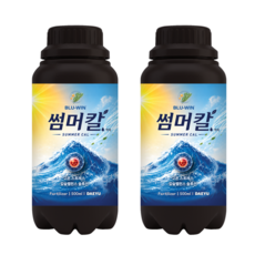 블루윈썸머칼 대유 비료 고온극복 환경스트레스 수분충전 칼슘비료 해조추출물 트레할로스 붕소 여름철관리, 2개, 500ml