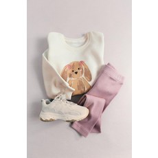 [국내배송] 자라 ZARA 스웨트셔츠 및 레깅스 세트 - 크림 938626